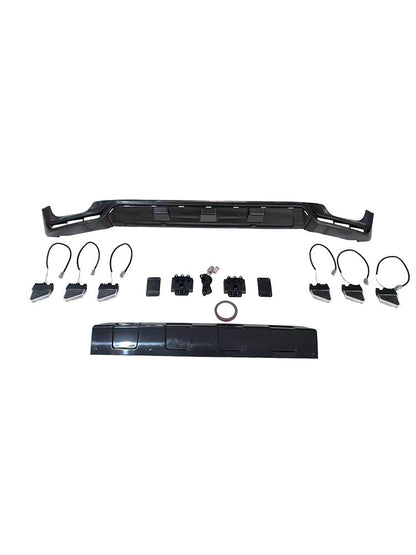 Diffusore anteriore per paraurti compatibile con Mercedes Benz Classe G W465 G450 G500 2025+ PP