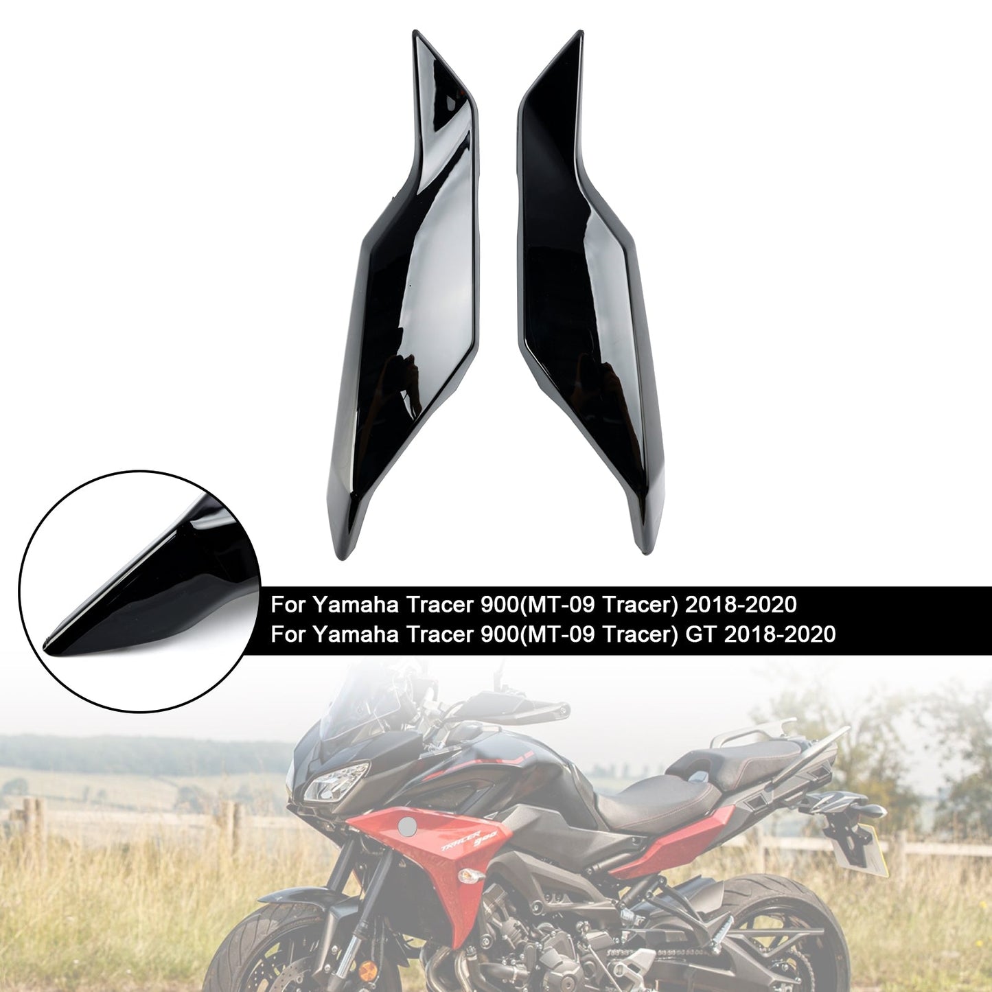 Pannello carenatura laterale posteriore Yamaha Tracer 900 / GT 2018-2020