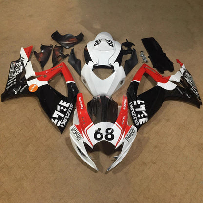 Kit carenatura iniezione plastica ABS per Suzuki GSXR 600/750 2006-2007 K6