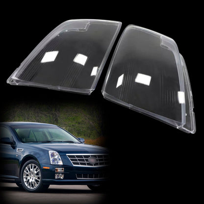 Copri lente faro anteriore Cadillac STS-V 2006-2009, 2 pezzi, trasparente