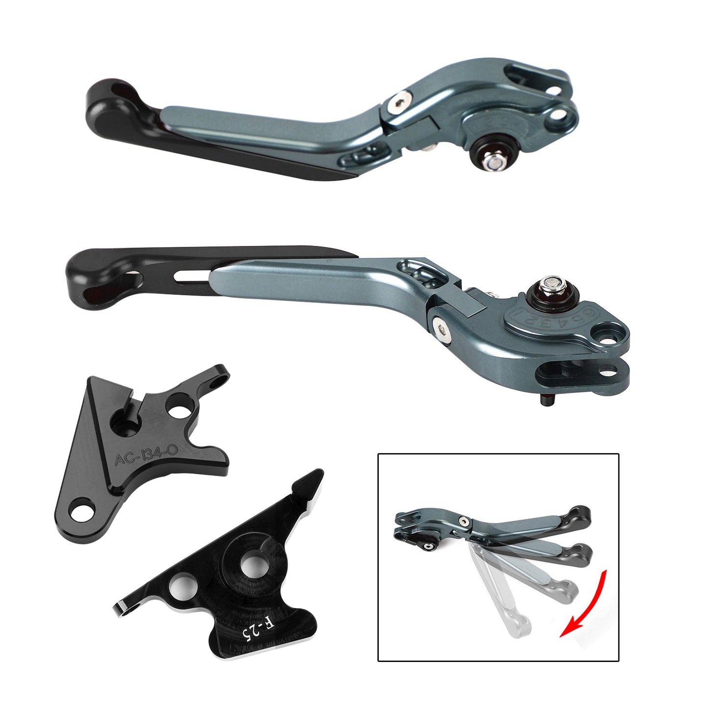 Leva freno frizione regolabile HONDA CB350 Hness GB350 CB350 2021-2023