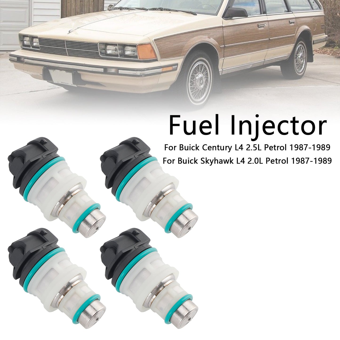 Iniettore di carburante 4 pezzi 17111814 adatto per Chevy Cavalier Corsica adatto per Buick Century