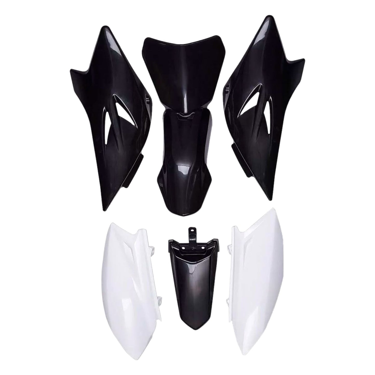 Kit plastiche per carrozzeria Yamaha TTR50 2006-2021, carenatura parafango anteriore e posteriore