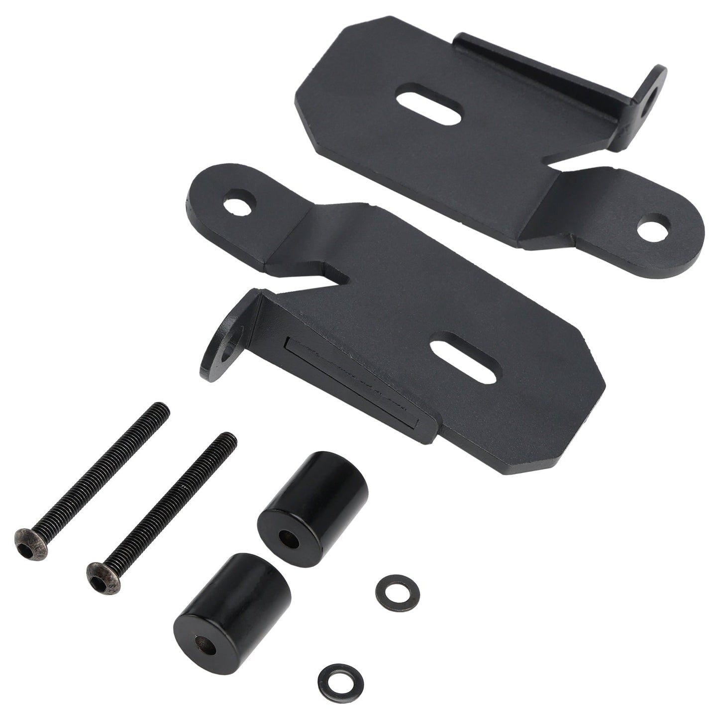 Staffe di montaggio luci nere per montante anteriore Jeep Wrangler JL 7318 2018-2019