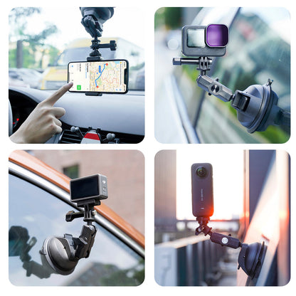 Supporto universale leggero e resistente con ventosa per Dji Gopro13/Insta 360 Go3