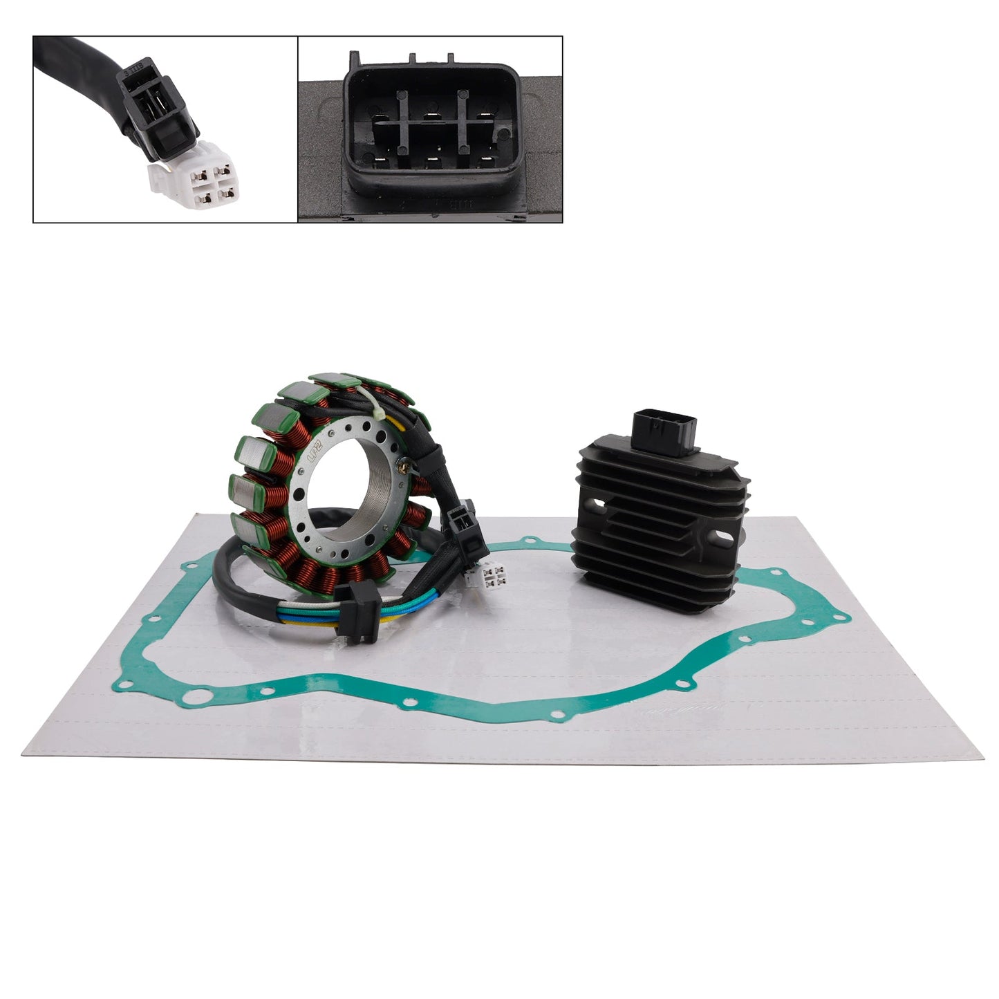 2002-2007 per Suzuki LT-A 500 F Vinson 4x4 Regolatore di statore raddrizzatore e guarnizione 32101-09F40