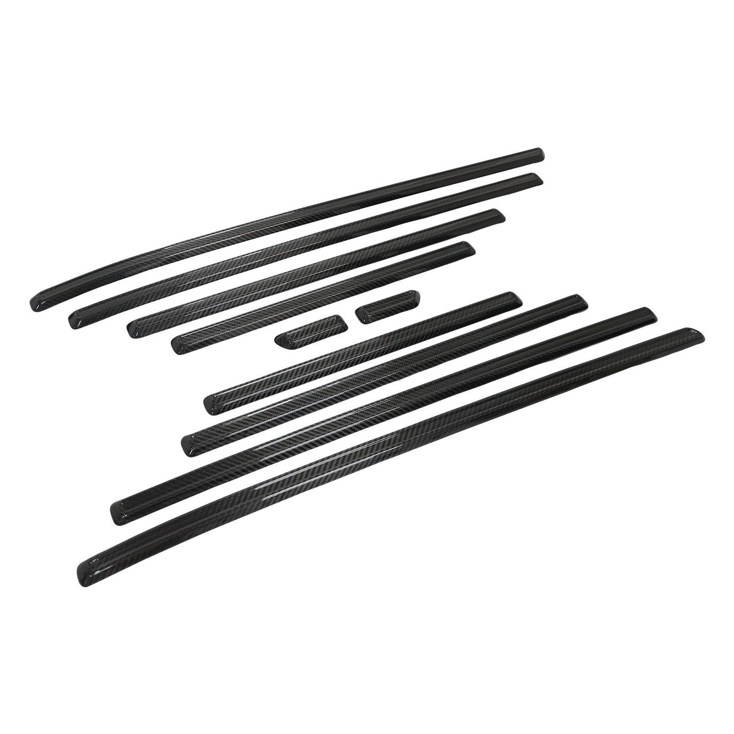 Modanature laterali della carrozzeria in fibra di carbonio a secco per Mercedes-Benz Classe G W464 W465 (2019-2026)