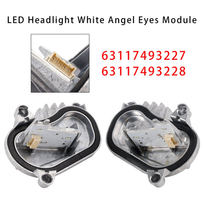 2 moduli LED Angel Eye DRL per BMW Serie 4 F32 F33 F36 LCI 2018-2020, colore bianco