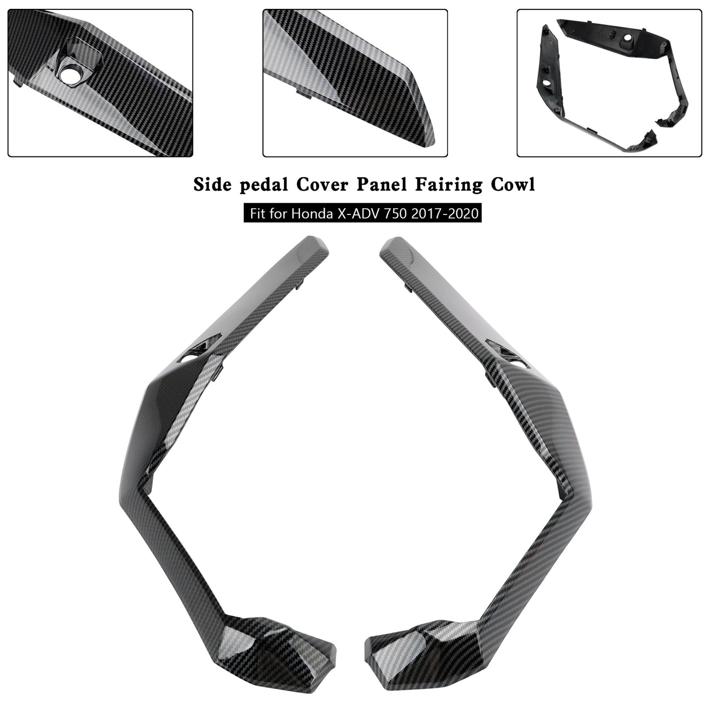 Pannello di copertura del pedale laterale Carena per Honda X-ADV 750 XADV 2017-2020
