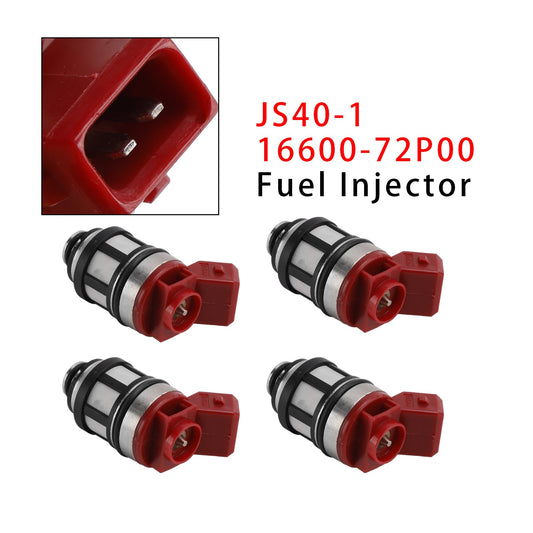 4 iniettori di carburante per Nissan D21 XE Pickup 2.4L 93-95 JS40-1 16600-72P00