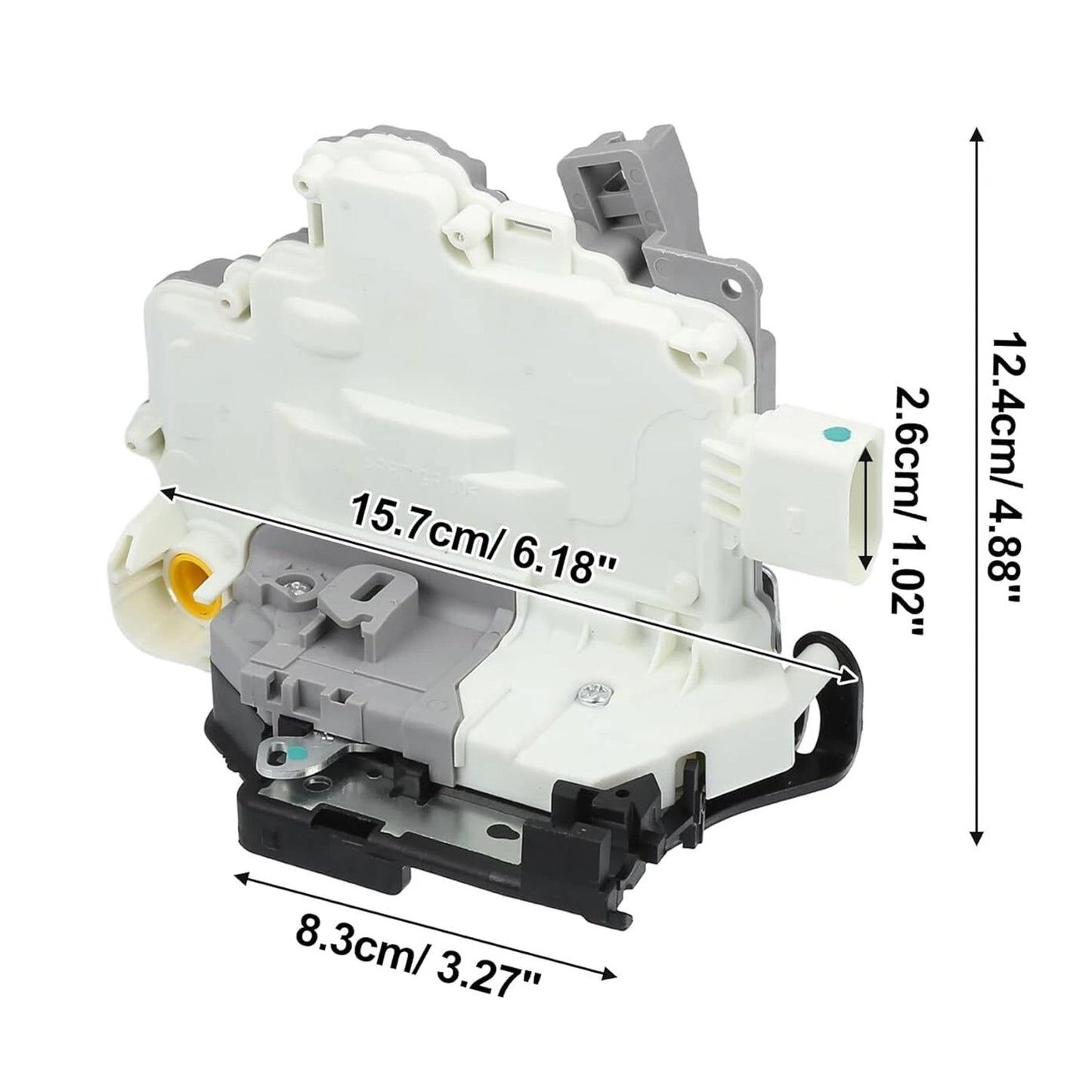 Attuatore serratura porta anteriore destra 3C2837016A per VW Passat Tiguan per Audi Q7