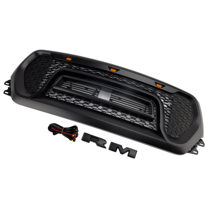 Griglia superiore del cofano a nido d'ape nera per Dodge Ram 1500 2019-2024