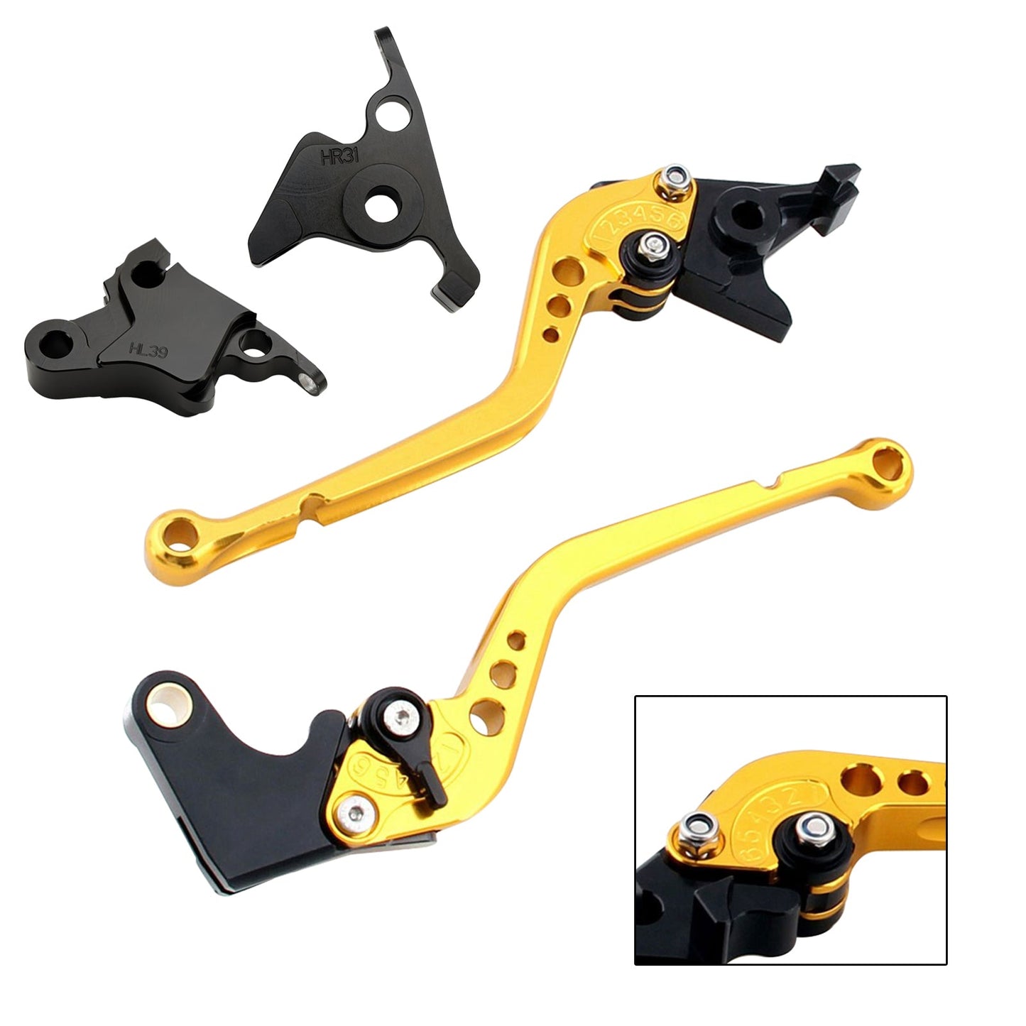 Leva frizione freno lunga adatta per CFMOTO 450SS 450SR 21-23 450NK 23-24