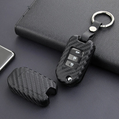 Custodia in similpelle e silicone per chiave auto con fibbia per Honda Accord