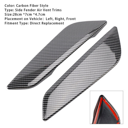 Profili per prese d'aria laterali in fibra di carbonio per BMW Serie 5 G30 G31 2017+