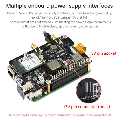 Scheda adattatore di alimentazione Ethernet PoE per Raspberry Pi 5 PCIe a M.2 E Key