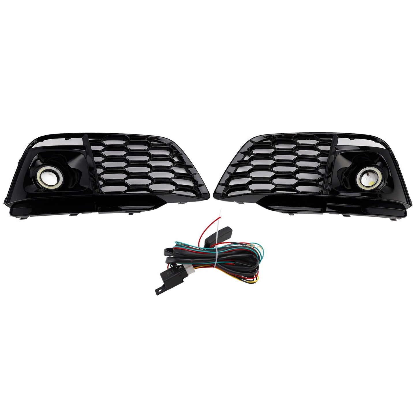 Copertura griglia fendinebbia per Audi Q5 SQ5 2018-2022, codice 80A807680L, pre-restyling con ACC.
