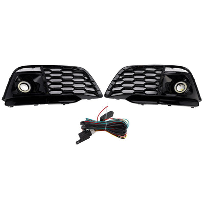 Copertura griglia fendinebbia per Audi Q5 SQ5 2018-2022, codice 80A807680L, pre-restyling con ACC.