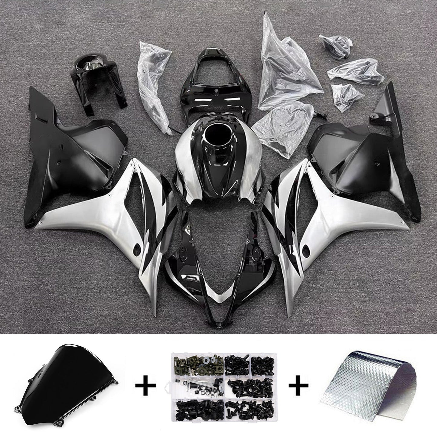 Kit di carene in plastica ABS stampate a iniezione per Honda CBR600RR 2009-2012 F5