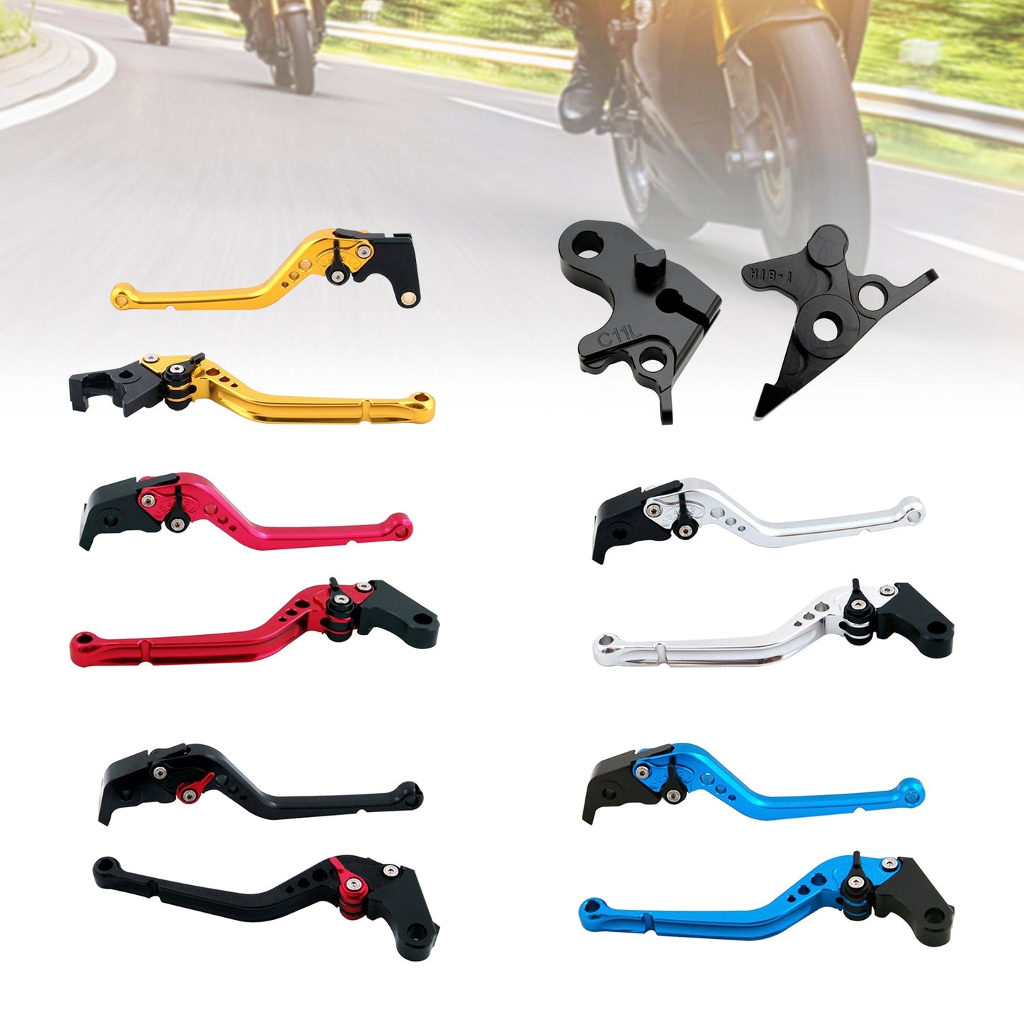 Leva frizione freno lunga adatta per HONDA CRF1100L Africa Twin 2020-2021