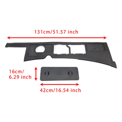 Deflettore del serbatoio dell'acqua e coperchio della batteria 8E1819447 per Audi A4 B6 B7 con guida a sinistra 02-2007