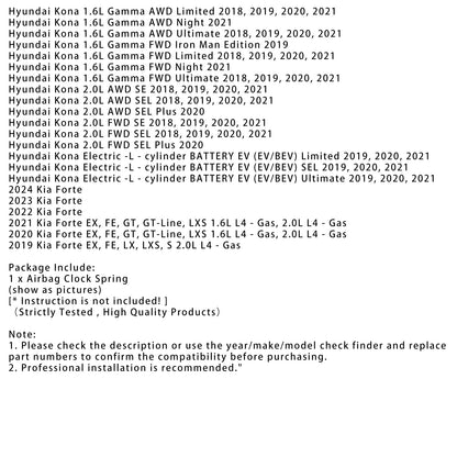 Molla di sospensione 93490-F2225 per Hyundai Elantra GT Accent Kona Electric 2018-2022