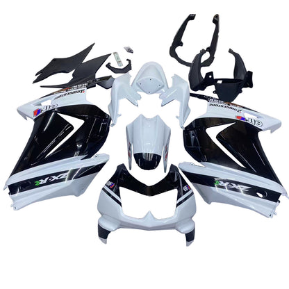 Kit di carenatura BODYWORK ABS in plastica adatta per Kawasaki EX250 Ninja250R 2008-2012