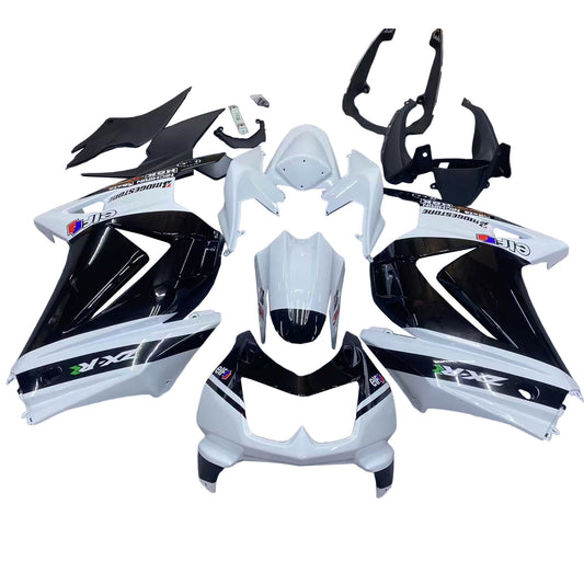 Kit di carenatura BODYWORK ABS in plastica adatta per Kawasaki EX250 Ninja250R 2008-2012