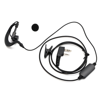 K-031 Cuffie con gancio auricolare con filo di pressione per TK-208 TH-D7 RPU416A KG-UVD1 TG-K4AT