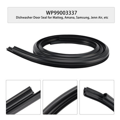 WP99003337 Guarnizione porta lavastoviglie per Maytag Amana Samsung Jenn Air ecc.