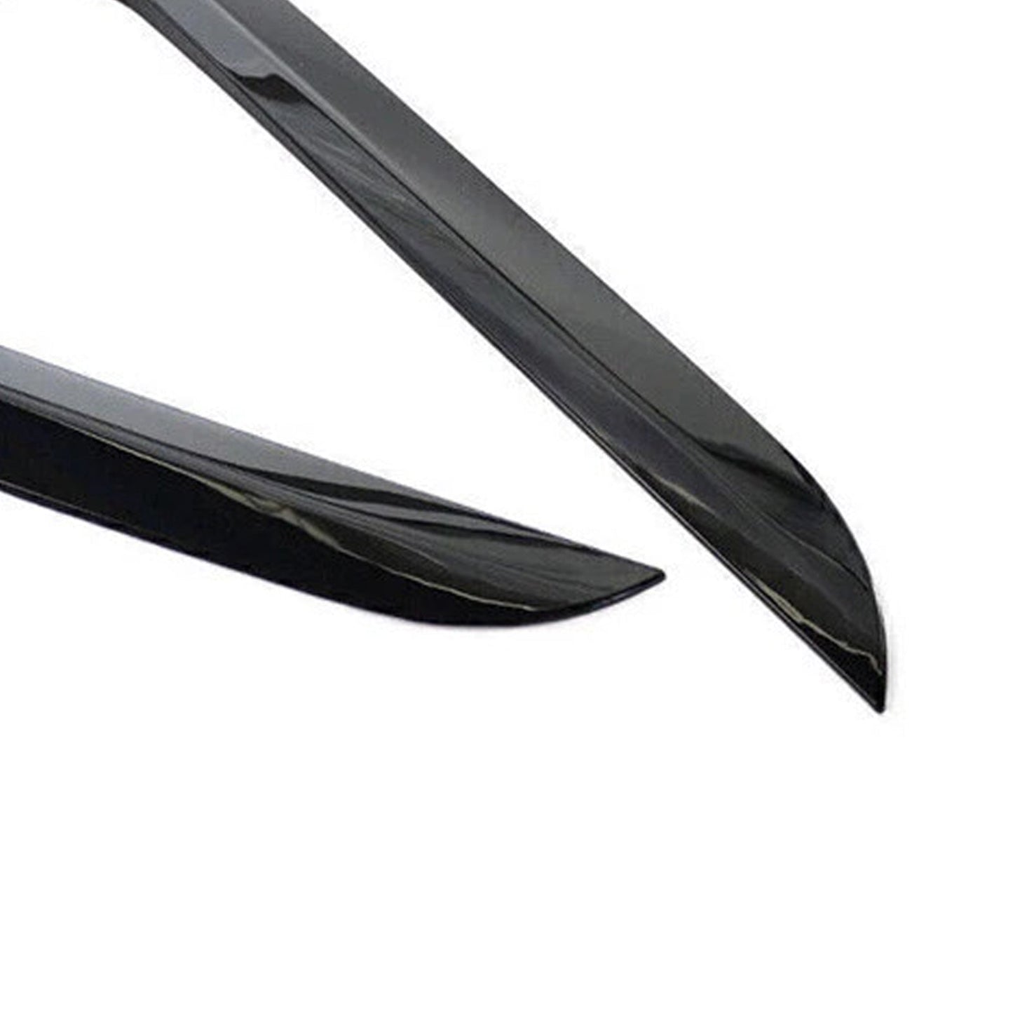 Audi A6 C7 Allroad Avant 2012-2018, coppia di spoiler laterali per lunotto posteriore, colore nero lucido