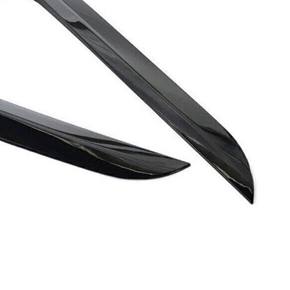 Audi A6 C7 Allroad Avant 2012-2018, coppia di spoiler laterali per lunotto posteriore, colore nero lucido