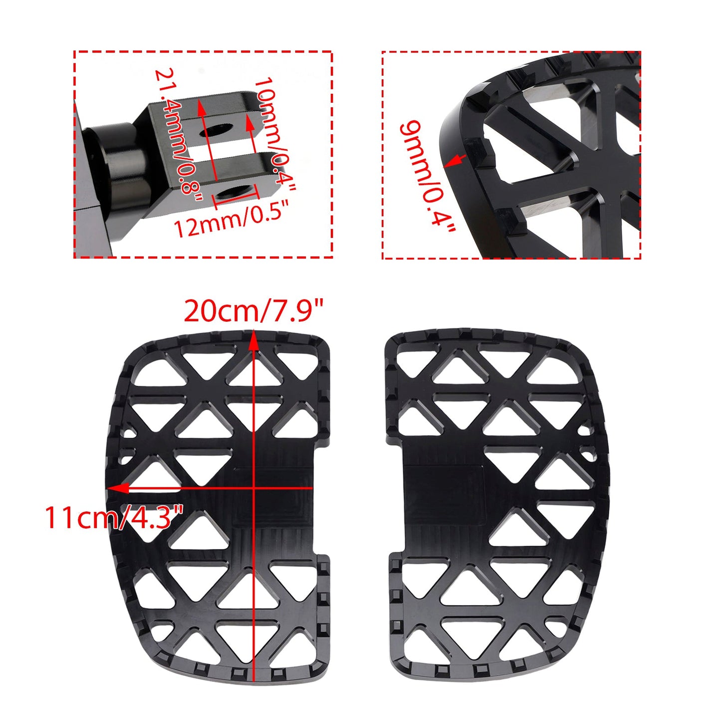 Pedane poggiapiedi anteriori BMW R12 R12S 2024-2025