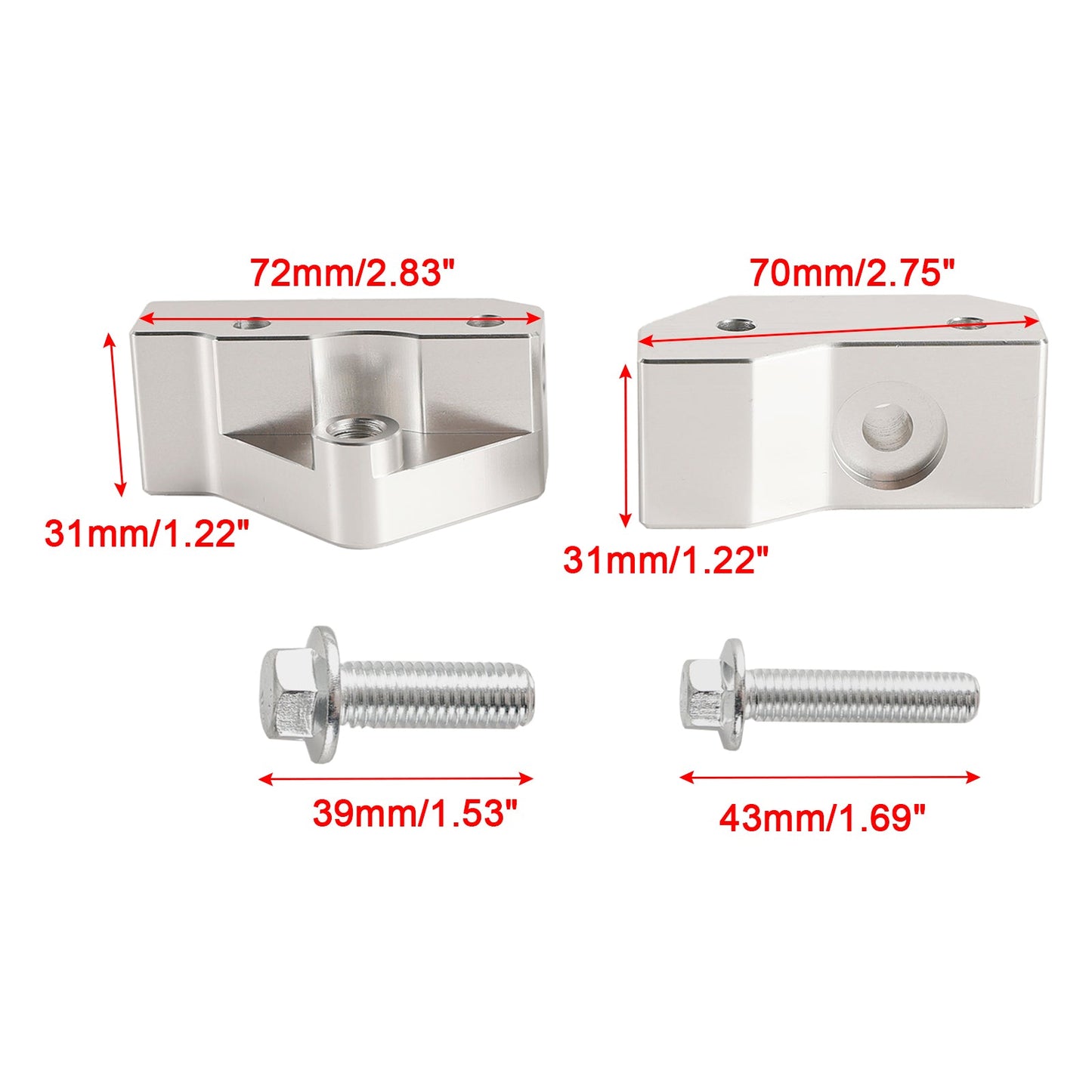 Staffe di riposizionamento del sensore di detonazione per motori GM LS Gen 3 LS1 LM7 LR4 LQ4 LS6 L59