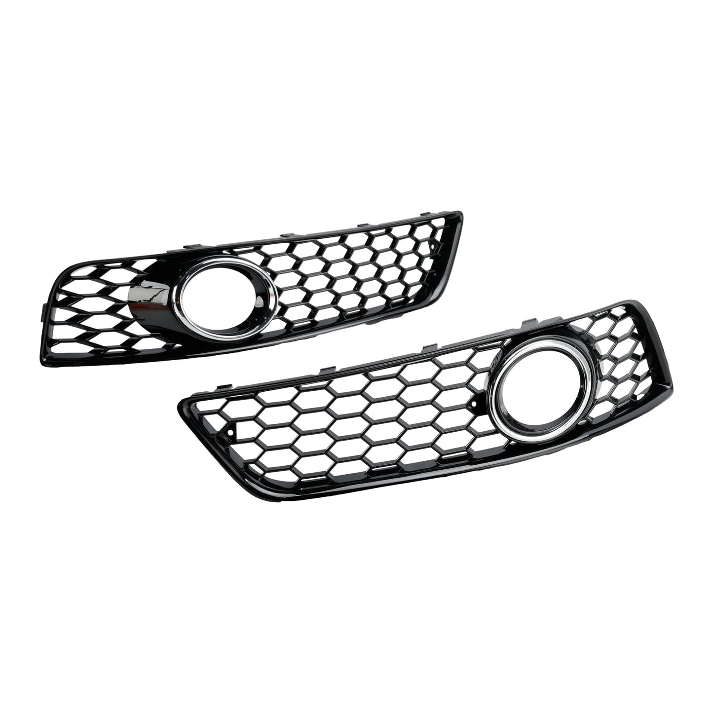 Griglia di copertura della luce fendinebbia anteriore del paraurti a nido d"ape Audi A3 8P 2009-2013