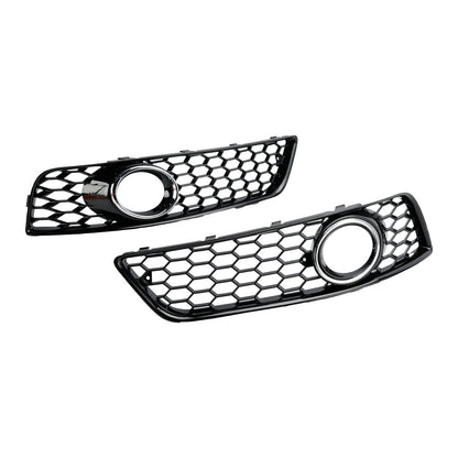 Griglia di copertura della luce fendinebbia anteriore del paraurti a nido d"ape Audi A3 8P 2009-2013