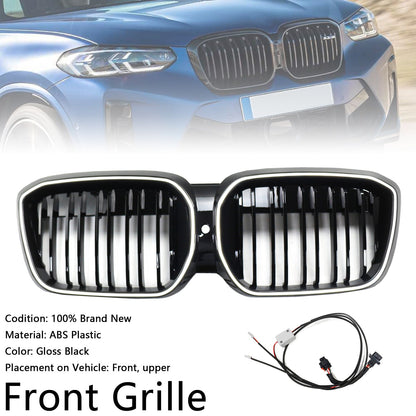 Griglia anteriore a doppio rene nera BMW IX3 G08 LCI 2022-2024