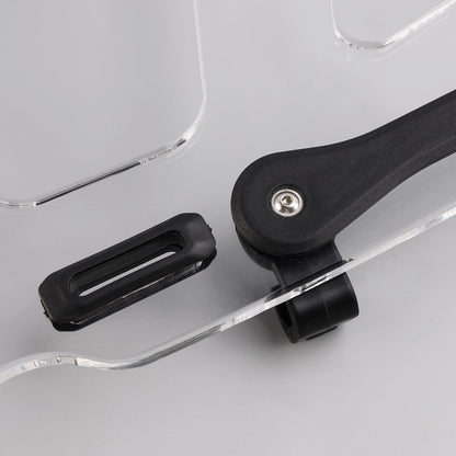 Portapacchi aggiuntivo per bauletto per BMW K1600 GTL GT 2011-2024 trasparente