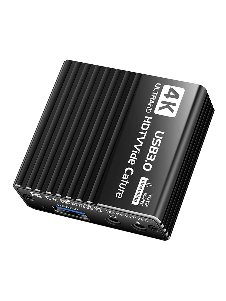 Scheda di acquisizione video USB 3.0 HDMI 4K Box di registrazione Gioco Trasmissione in diretta Microfono