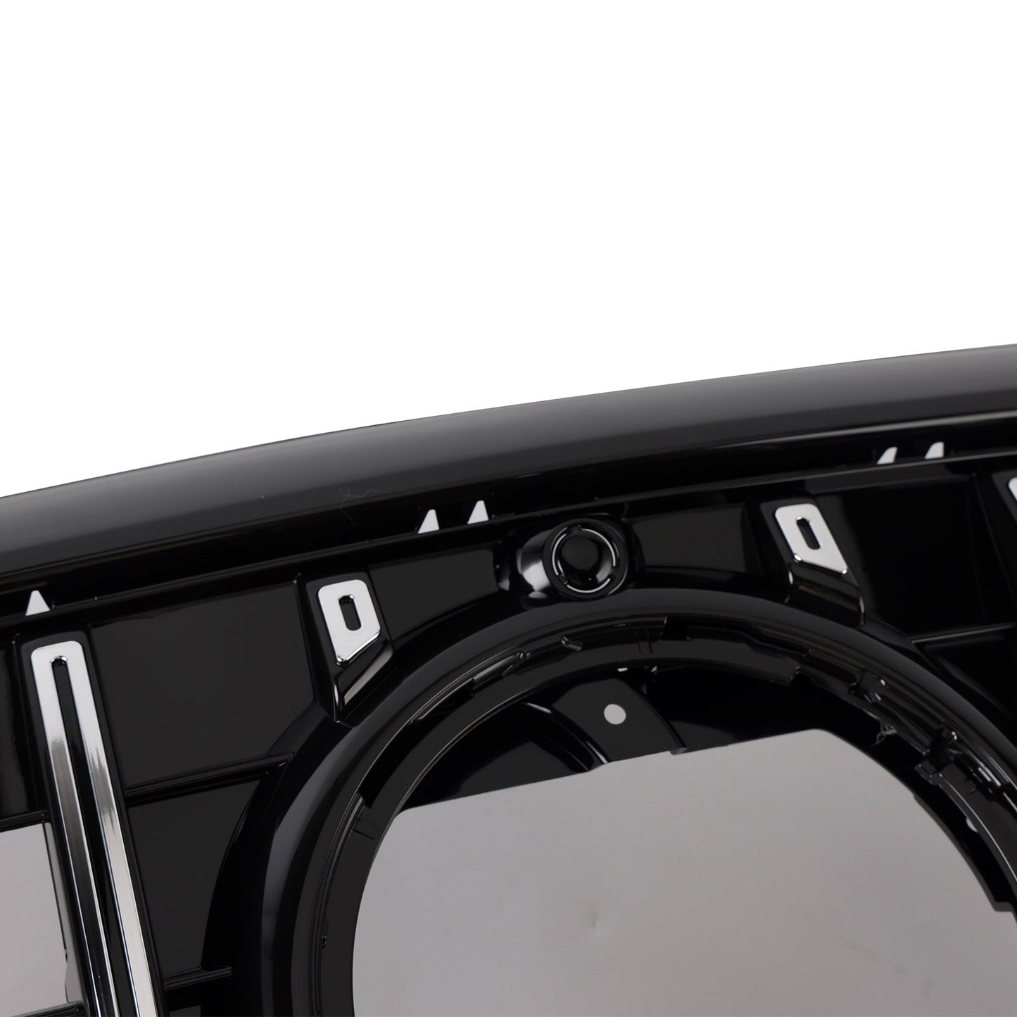 Griglia paraurti anteriore cromata e nera per Mercedes Benz GLB X247 GLB200 GLB250 (modelli dal 2024 in poi).