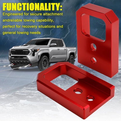 Ganci di traino anteriori per Toyota Tacoma 2024-2026 4Runner 2025-2026 rossi sinistro e destro