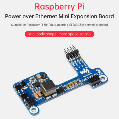 Scheda di espansione dell'alimentatore Ethernet Raspberry Pi 4B/3B+, alimentatore PoE