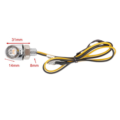Indicatore di direzione a LED da 12 V, 8 mm, universale per moto Honda