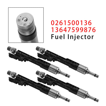 4 iniettori di carburante per BMW F10 M5 F06 F07 F12 F13 F15 X5 0261500136 13647599876