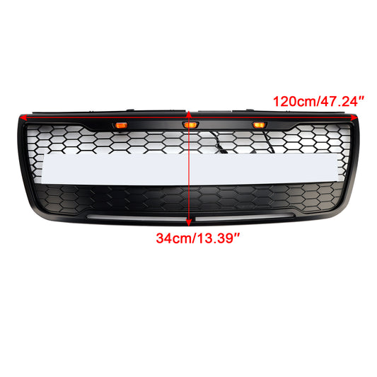 Griglia paraurti anteriore superiore grigia Ford Explorer 2012-2015 con luci