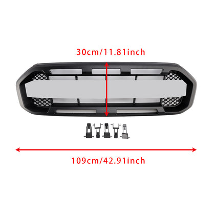 Griglia paraurti anteriore Ford Ranger Raptor Style nera 2019-2023
