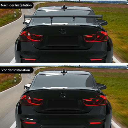 Spoiler da corsa per baule posteriore in alluminio leggero regolabile universale GT generico