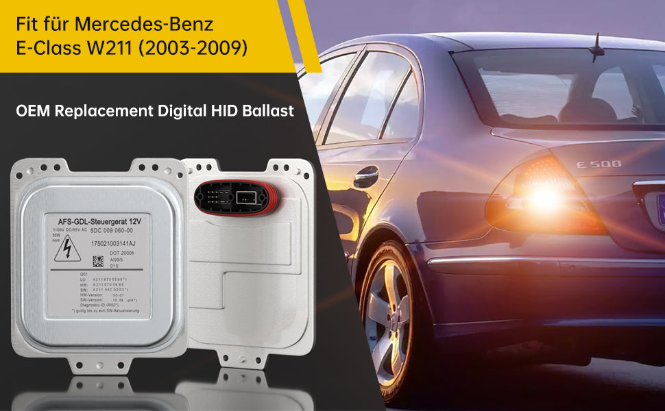 Unità di controllo fari allo xeno 2118705585 per Mercedes Classe E W211