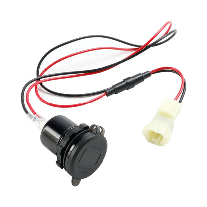 Caricabatterie da presa 12V USB+C tipo Quick Fits per Honda NX400 2024