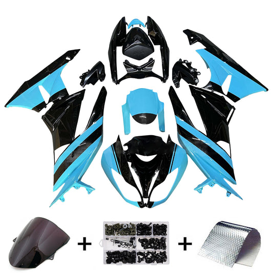 Kit carenatura iniezione in plastica ABS adatto per Kawasaki ZX6R 636 2009-2012
